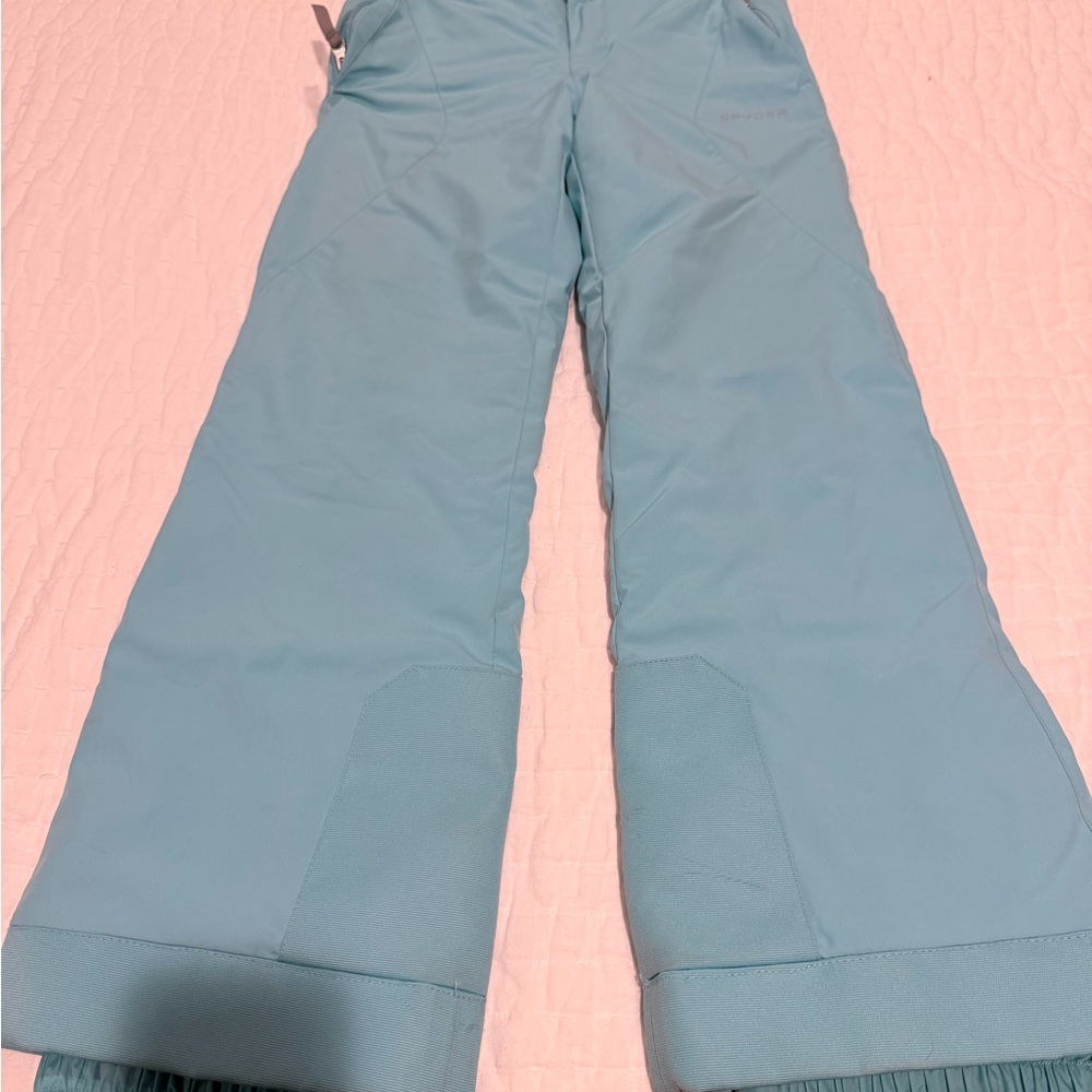 Spyder Light Blue Kids Snow Pants